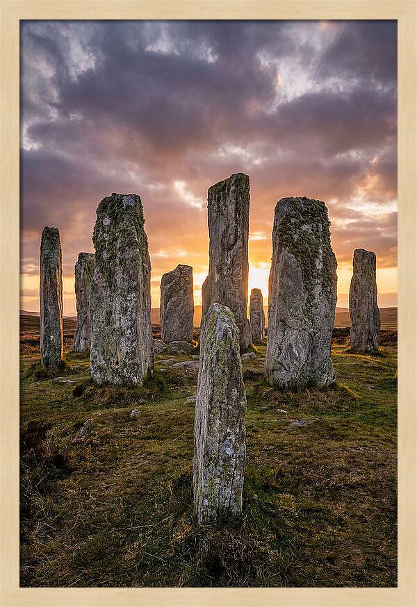 Callanish Standing Stones At Sunset