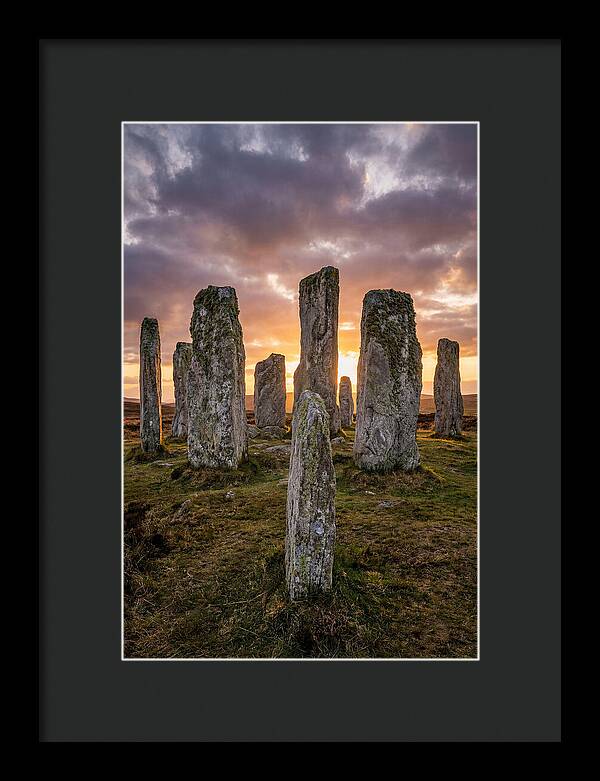 Callanish Standing Stones At Sunset