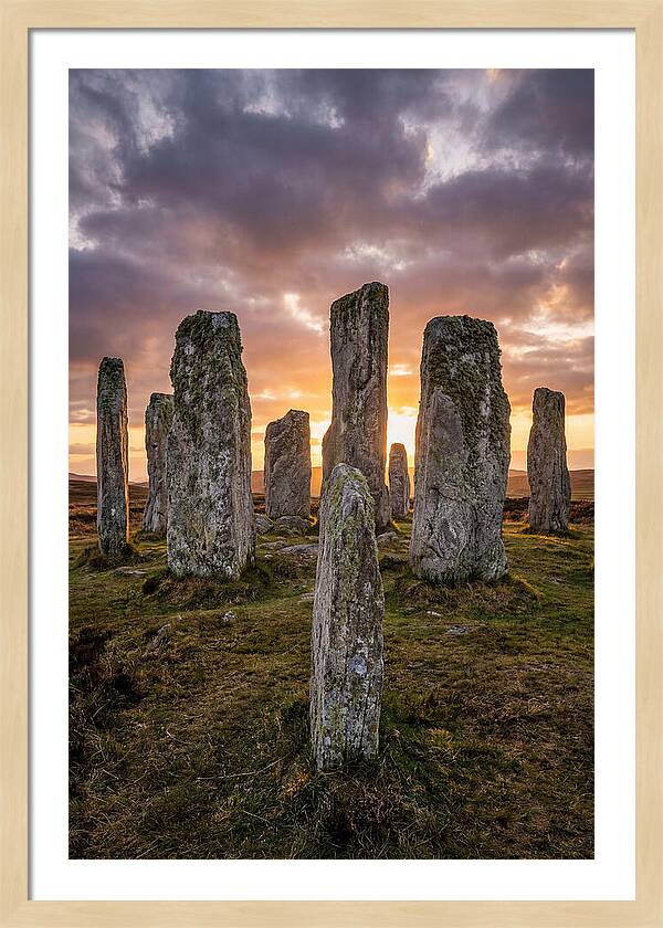 Callanish Standing Stones At Sunset