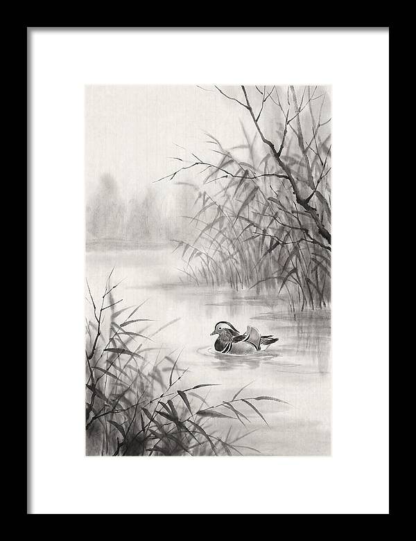 Calm Autumn Pond Serenity