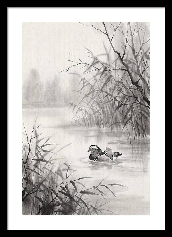 Calm Autumn Pond Serenity