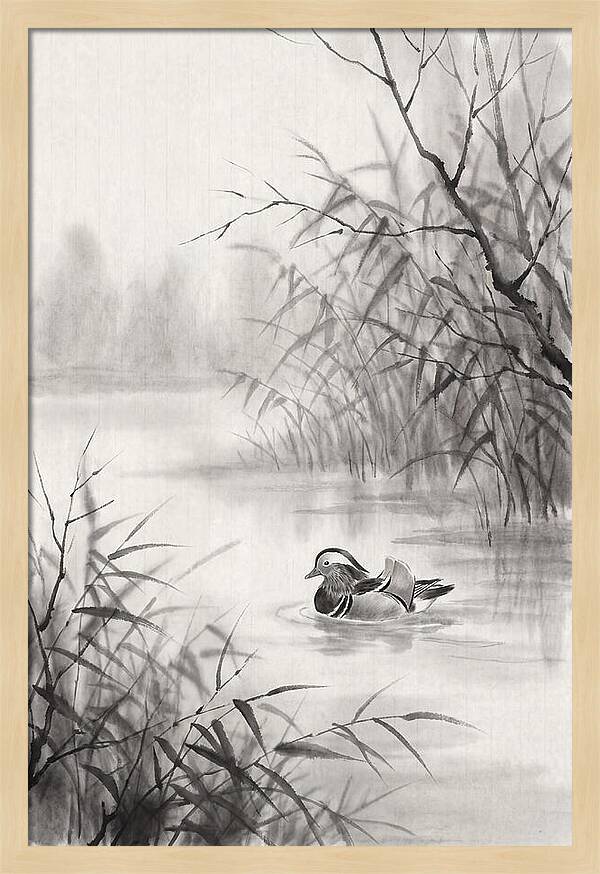 Calm Autumn Pond Serenity