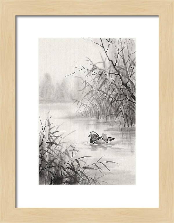 Calm Autumn Pond Serenity