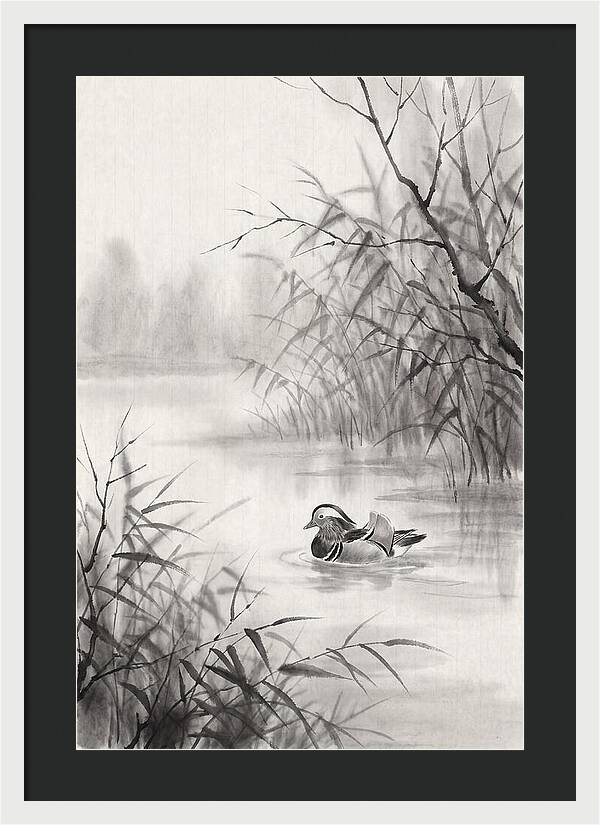 Calm Autumn Pond Serenity
