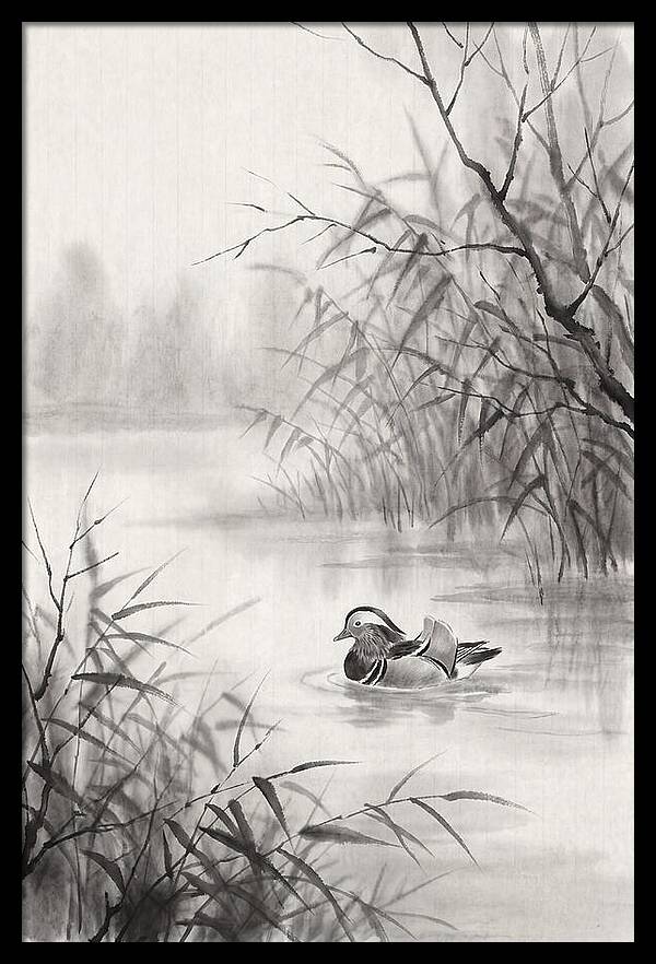 Calm Autumn Pond Serenity
