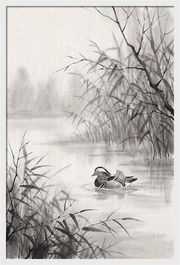 Calm Autumn Pond Serenity