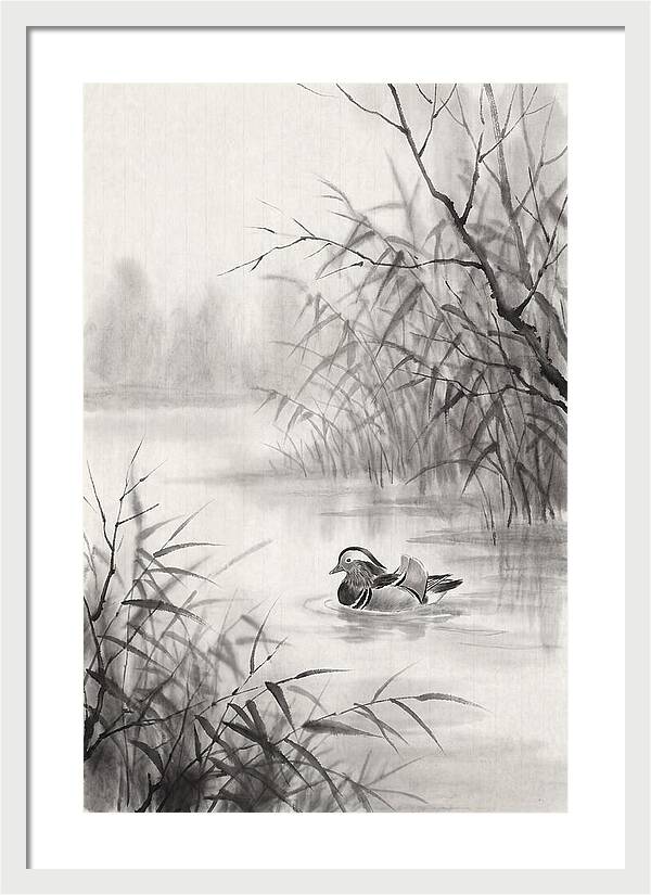 Calm Autumn Pond Serenity