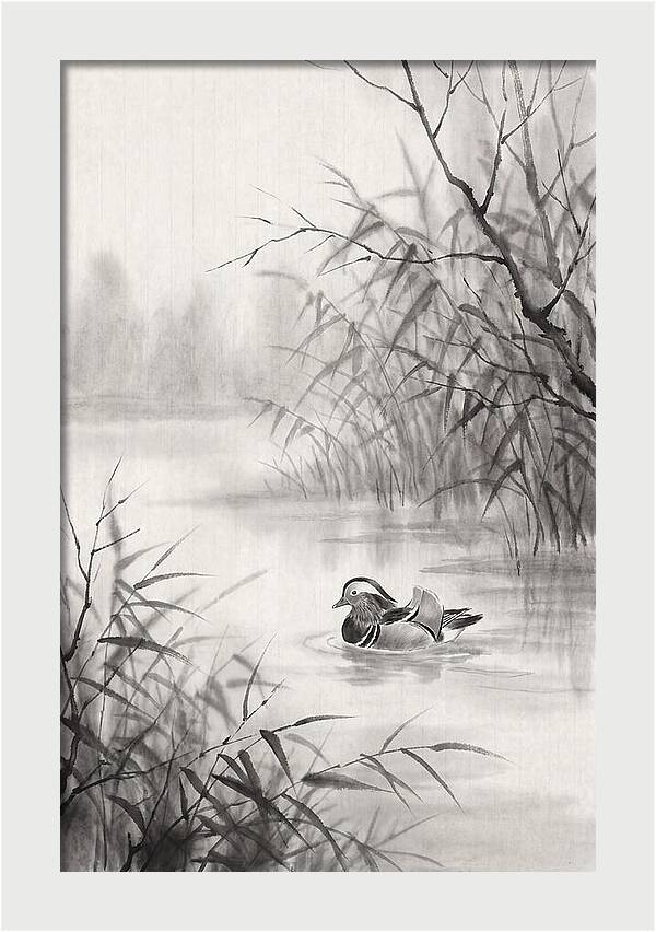 Calm Autumn Pond Serenity