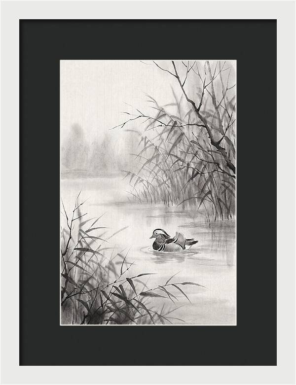 Calm Autumn Pond Serenity
