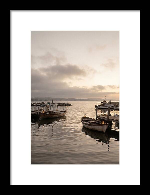 Calm Harbor At Twilight Hour