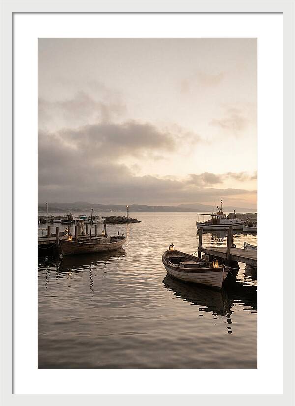 Calm Harbor At Twilight Hour