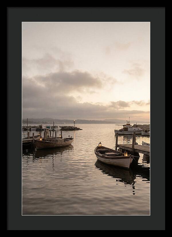 Calm Harbor At Twilight Hour