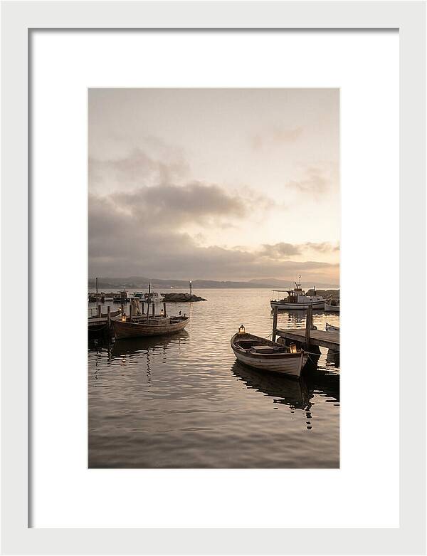 Calm Harbor At Twilight Hour