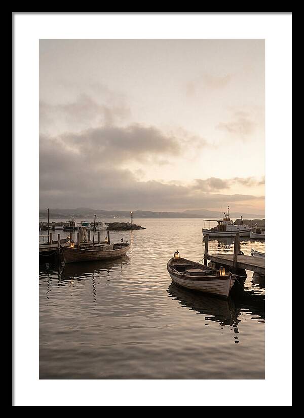 Calm Harbor At Twilight Hour