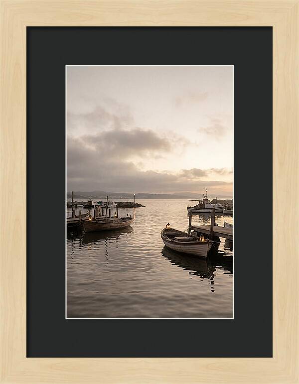 Calm Harbor At Twilight Hour