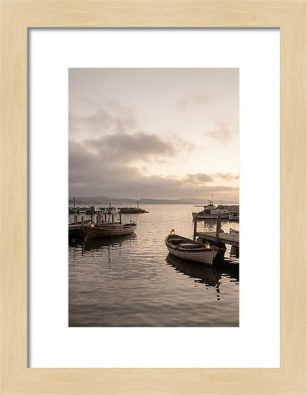 Calm Harbor At Twilight Hour