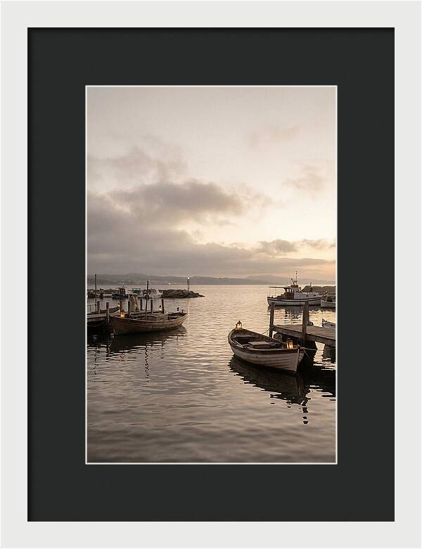 Calm Harbor At Twilight Hour