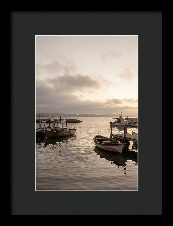 Calm Harbor At Twilight Hour