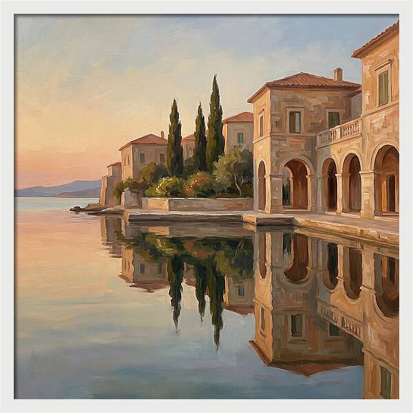 Calm Mediterranean Reflections