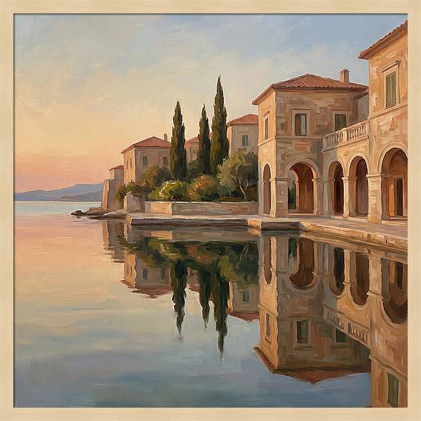 Calm Mediterranean Reflections