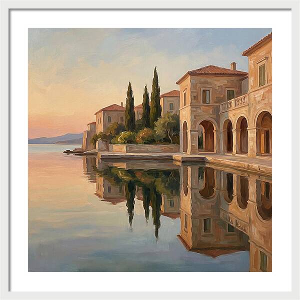 Calm Mediterranean Reflections
