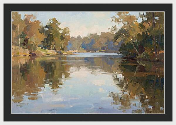 Calm Reflections On A Lake