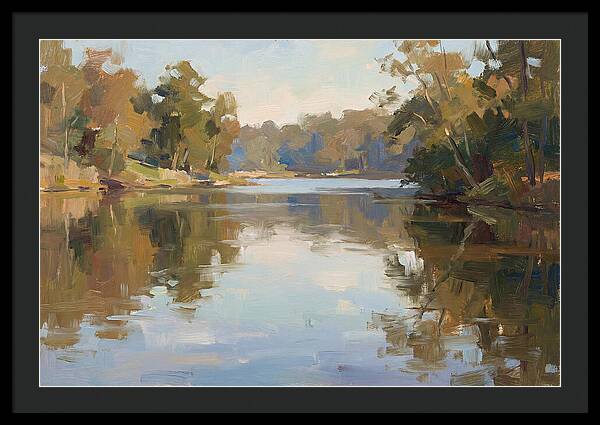 Calm Reflections On A Lake