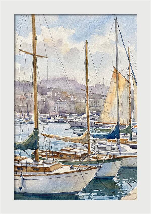 Calm Waters And Sailboats