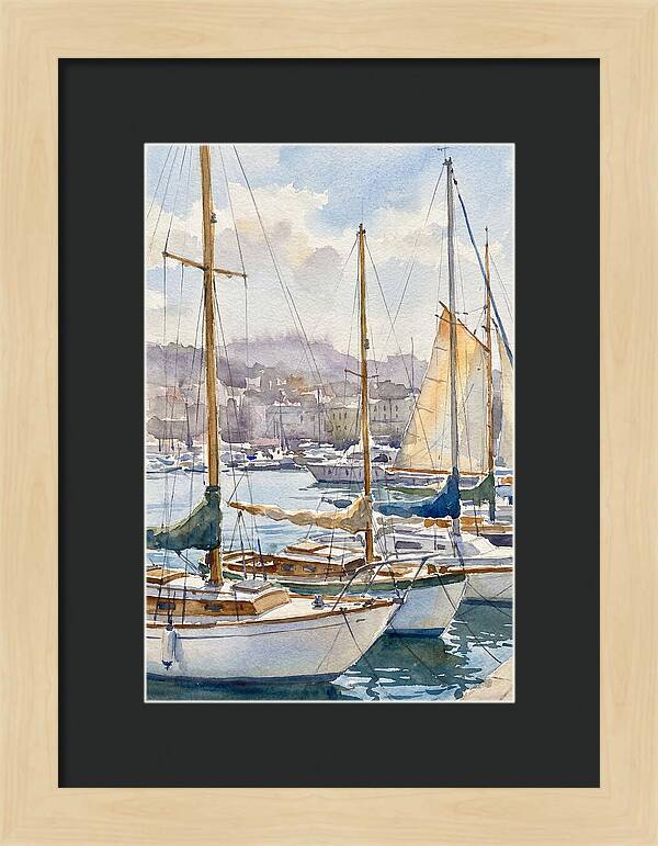 Calm Waters And Sailboats