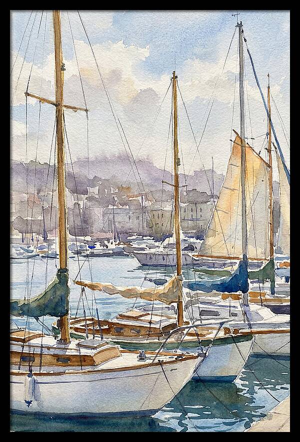 Calm Waters And Sailboats