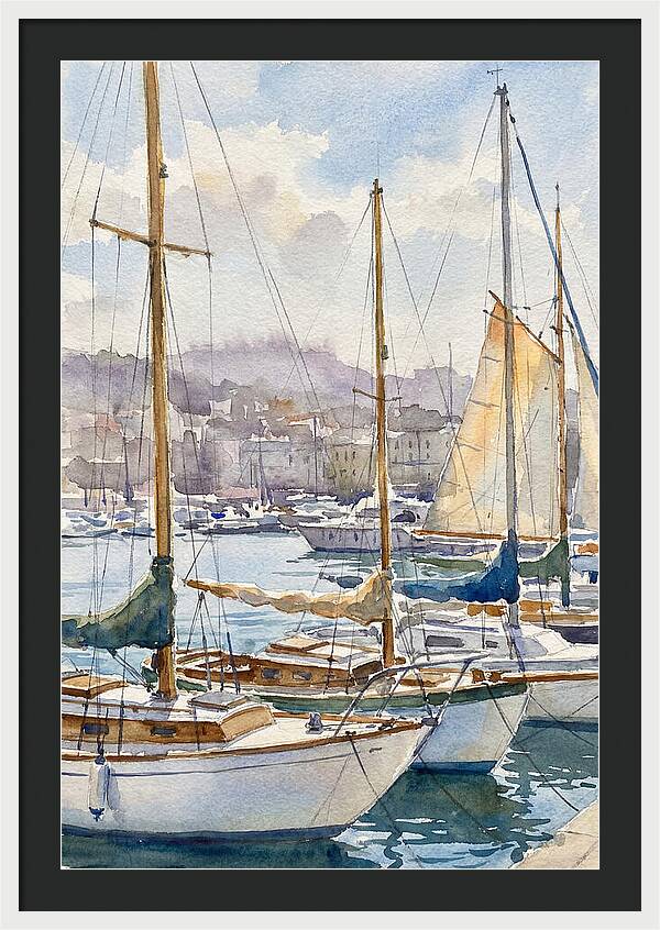 Calm Waters And Sailboats