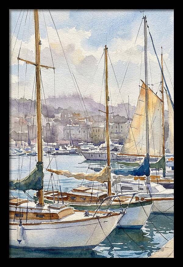 Calm Waters And Sailboats
