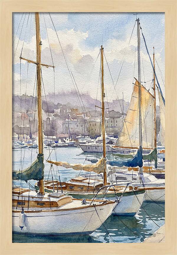 Calm Waters And Sailboats