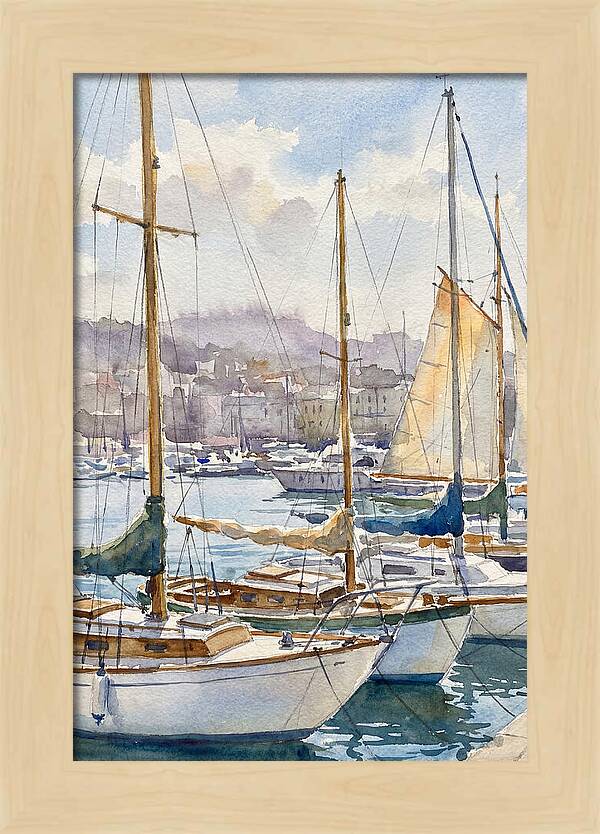 Calm Waters And Sailboats