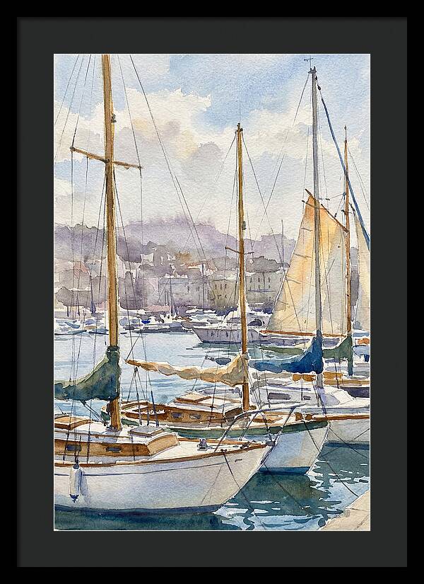 Calm Waters And Sailboats