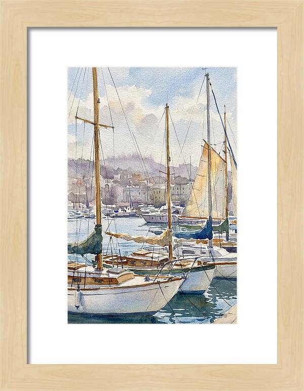 Calm Waters And Sailboats