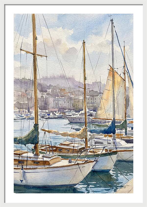Calm Waters And Sailboats
