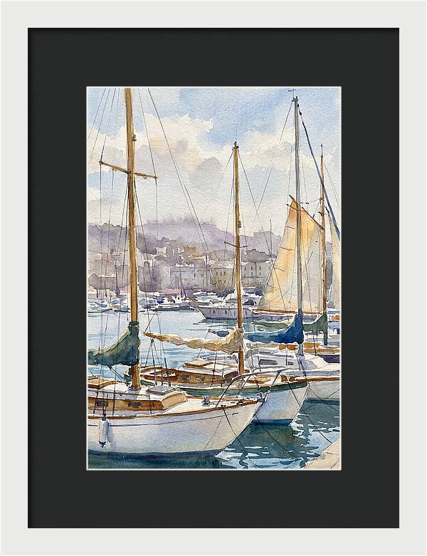 Calm Waters And Sailboats