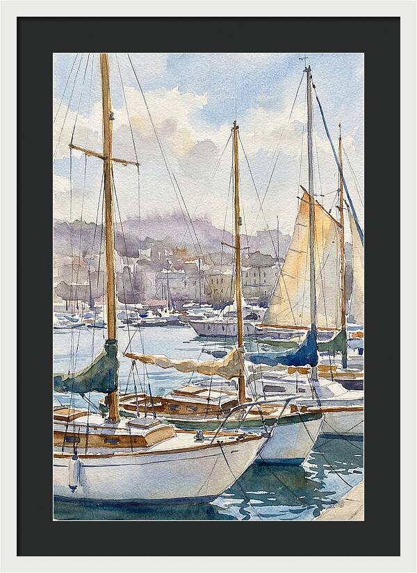 Calm Waters And Sailboats