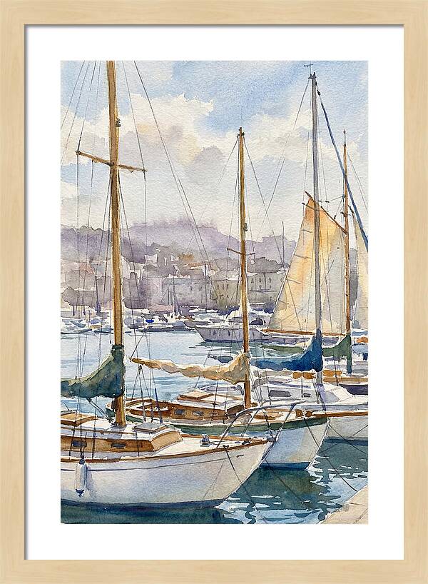 Calm Waters And Sailboats