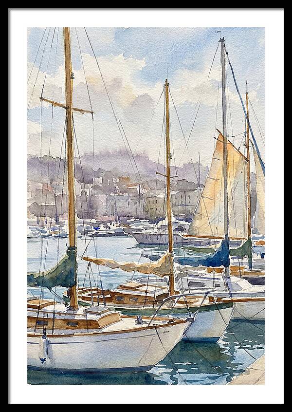 Calm Waters And Sailboats