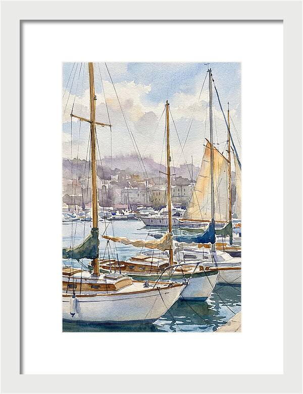 Calm Waters And Sailboats