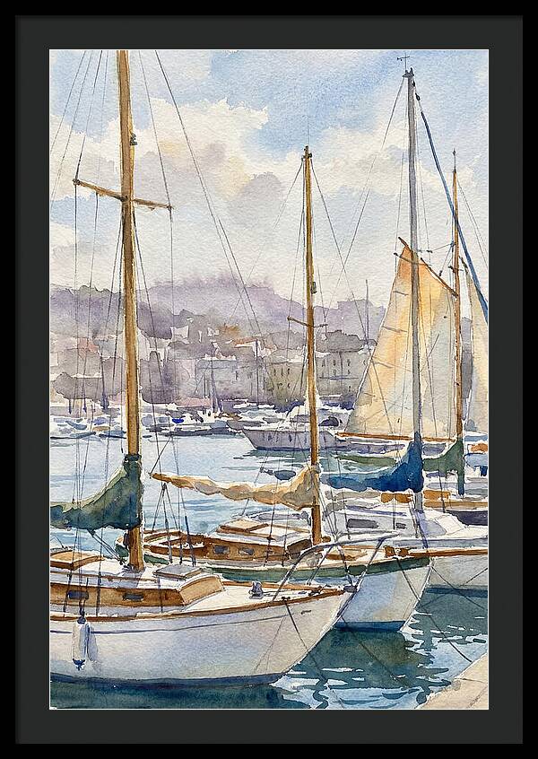 Calm Waters And Sailboats