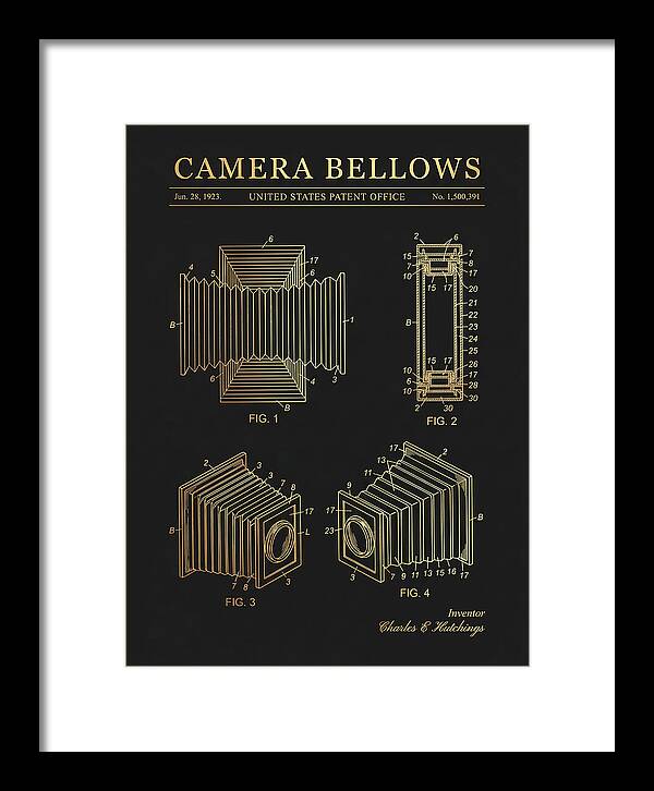 Camera Bellows Gold Patent Us1500391a