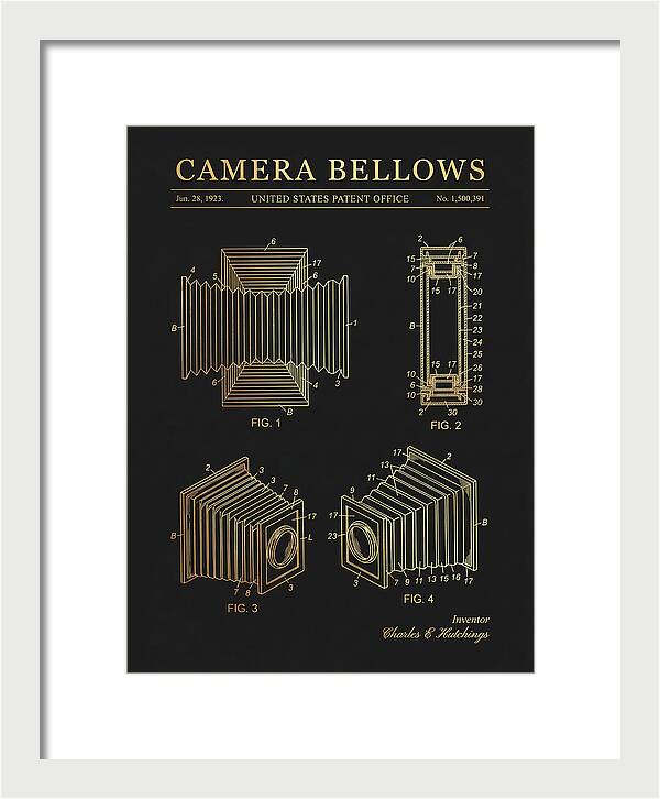 Camera Bellows Gold Patent Us1500391a