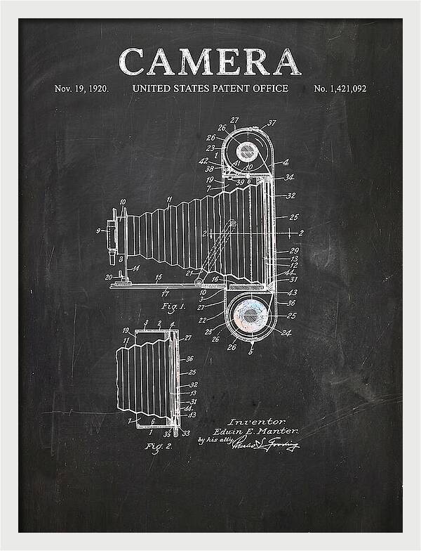 Camera Chalkboard Patent Us1421092a