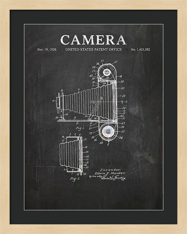 Camera Chalkboard Patent Us1421092a