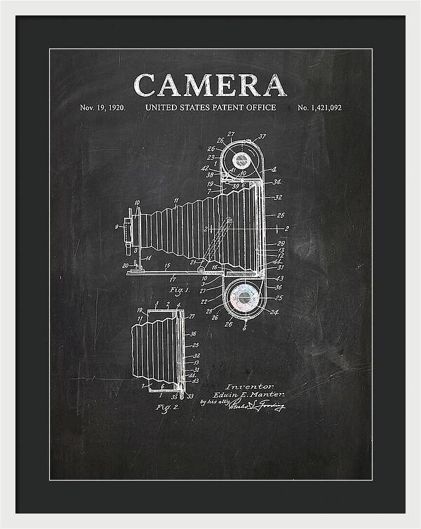 Camera Chalkboard Patent Us1421092a