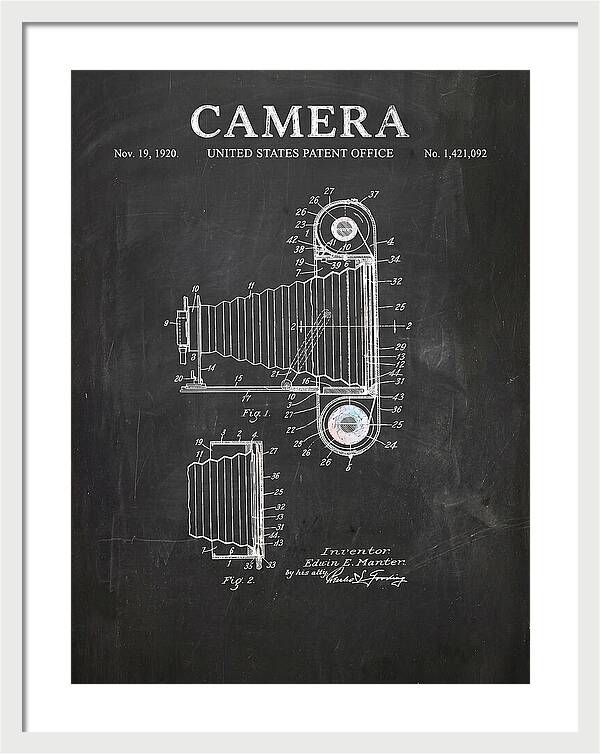Camera Chalkboard Patent Us1421092a