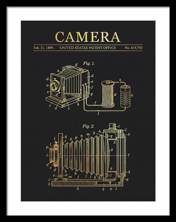 Camera Gold Patent Us619792